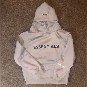 Fear of God Essentials Pullover Hoodie Applique Logo
Cement